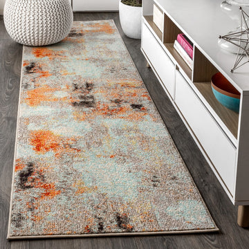 Contemporary Pop Modern Abstract Vintage Area Rug